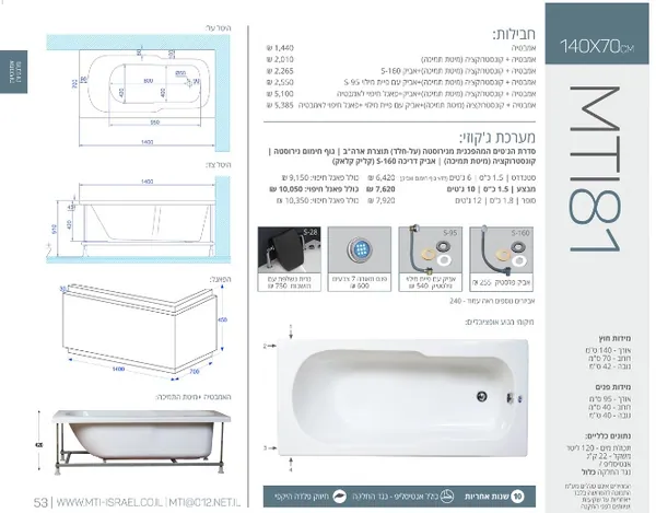 Jacuzzi dimensions 81