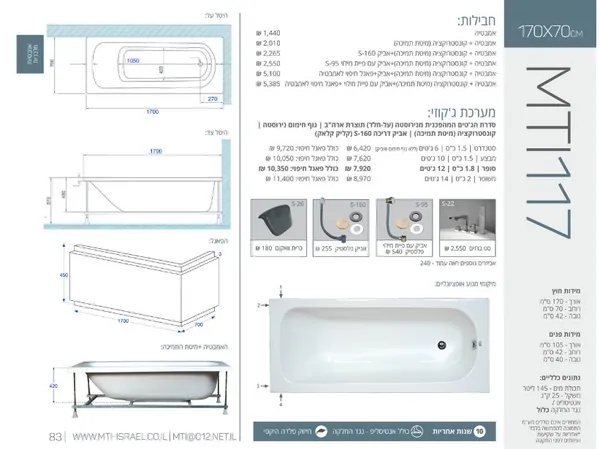 Jacuzzi dimensions 117