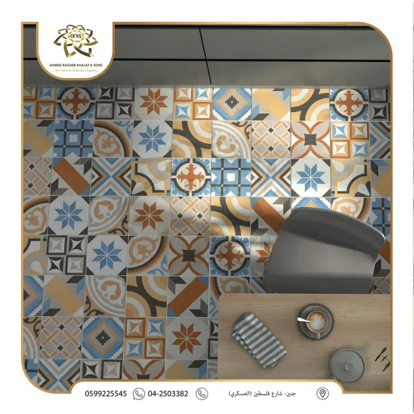 Spanish porcelain 20×20 D421