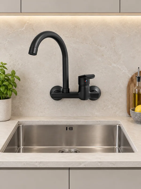 B657 حنفيات حيط، خطين, المنتج