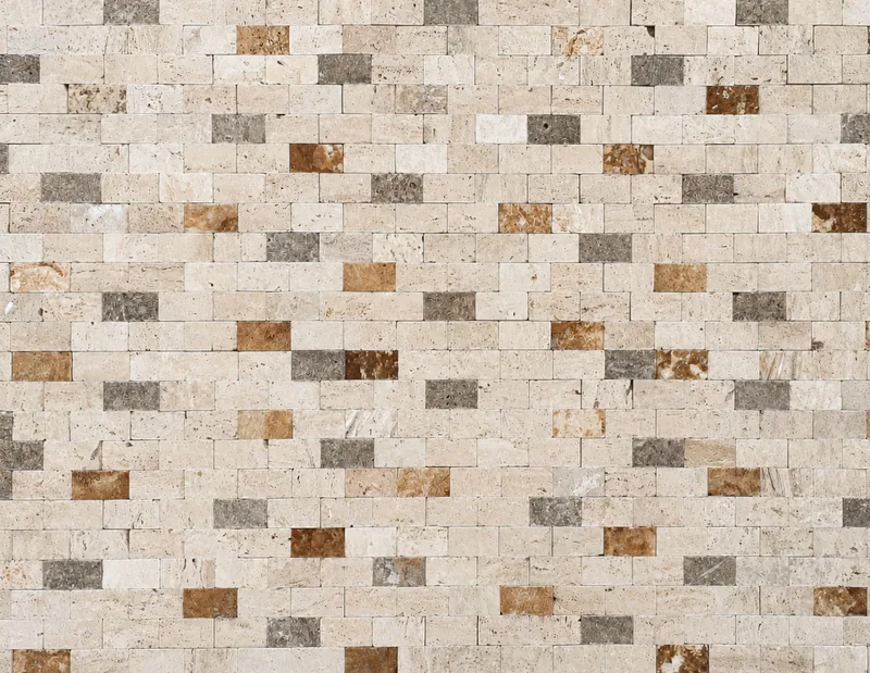 S.97 ⁦30×30⁩ حجر طبيعي تركي على شبكة, المنتج