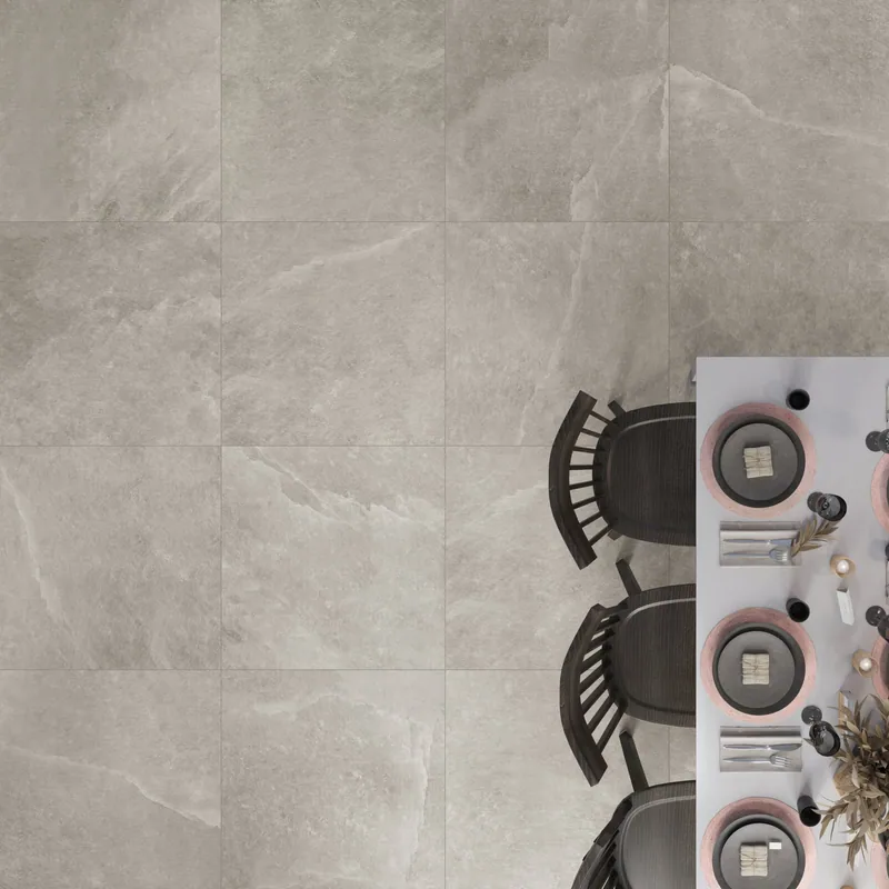 6182 Spanish porcelain 60×60, Installed