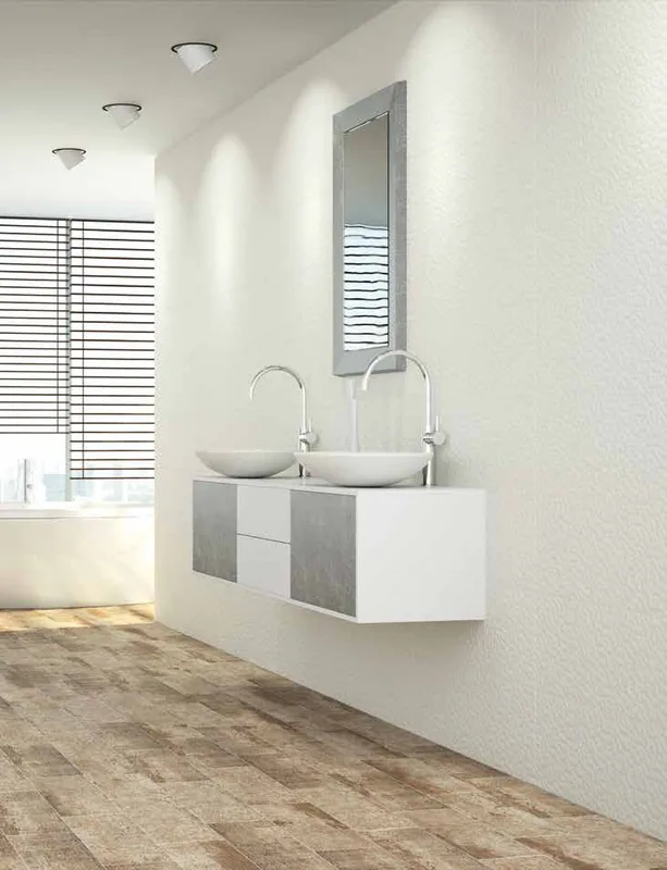 1453 Spanish ceramic walls 28×85, Installed
