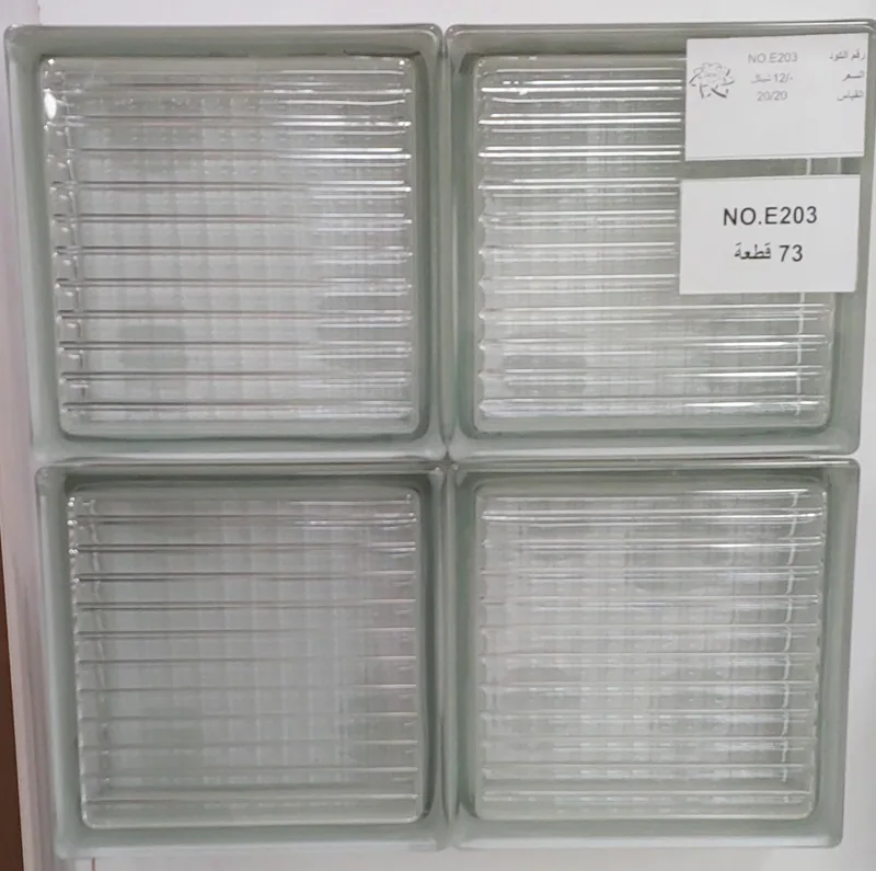E203 Glass blocks, Product