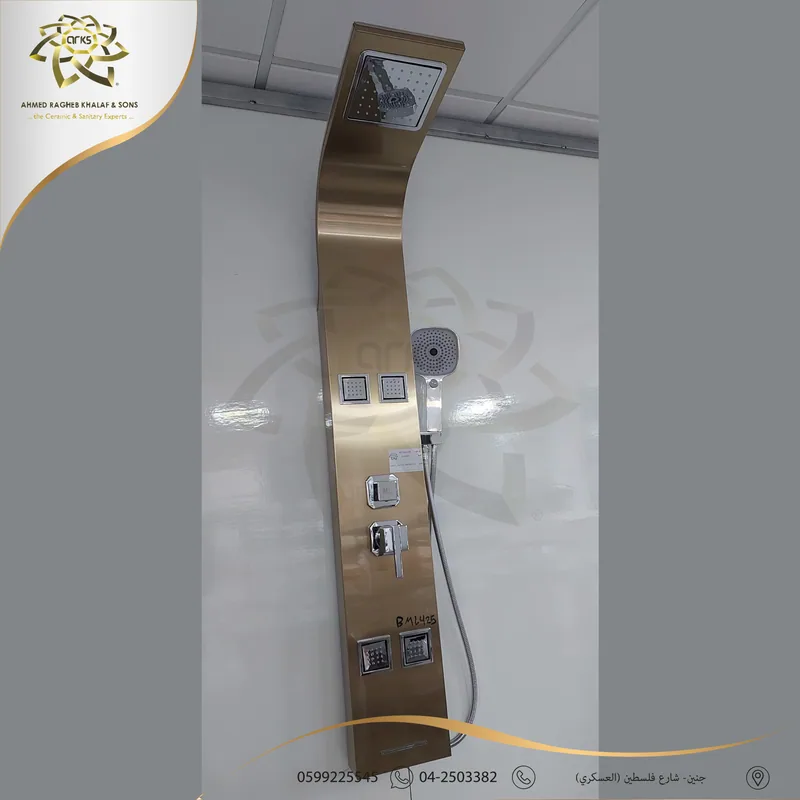 BML425 עמודים וסטים למקלחת, מעמדי מקלחת רחבים, המוצר