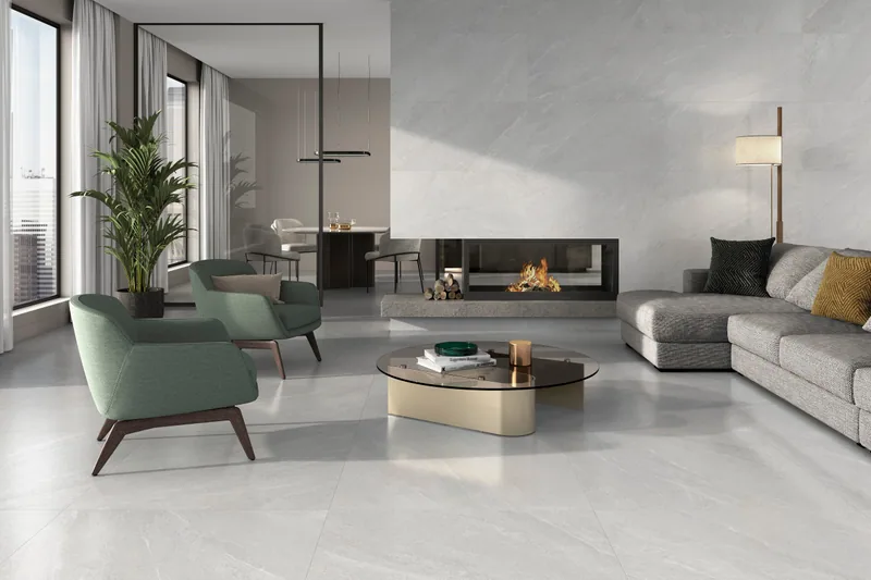 6719 ⁦120×60⁩ بورسلان اسباني، مطفي (سوفت مط), على التنفيذ