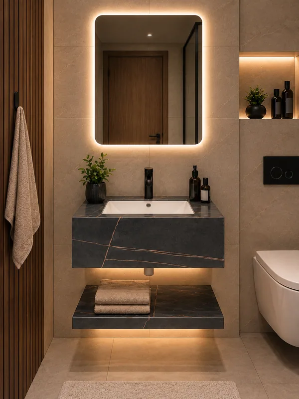 K837 Bathroom vanities, Porcelain, 60 cm, Product